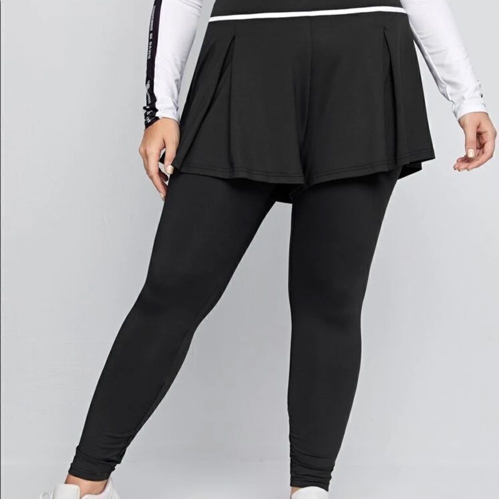 Ladies Activewear Leggings Skort Combo